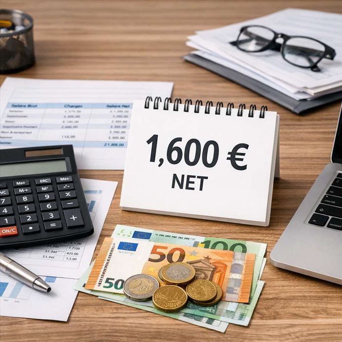 Quel salaire brut pour 1 600 € net ? Estimez facilement votre revenu