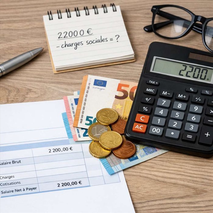 2 200 € brut en net : combien touche-t-on réellement ?