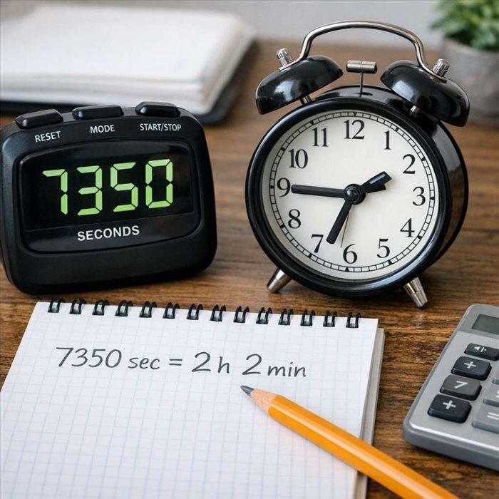 Convertir des secondes en heures et minutes : méthode simple