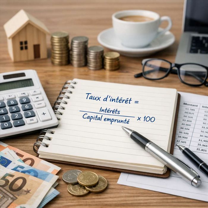 Comment calculer le taux d’un emprunt : guide simple et clair