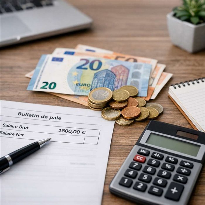1800 € brut en net : calculez votre salaire net facilement