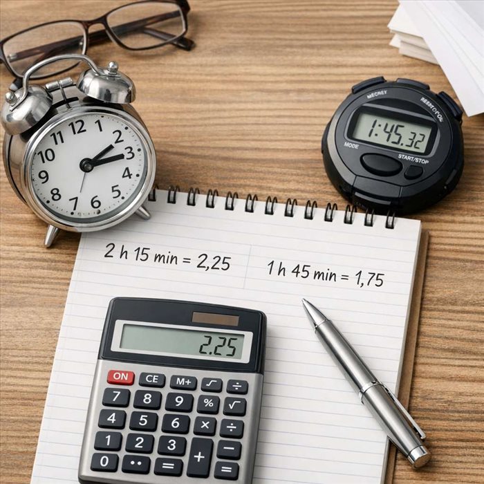 Convertir des heures en centièmes : méthode simple et rapide 