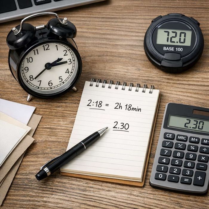 Convertir une heure en base 100 : méthode simple et rapide