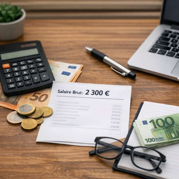 2 300 € brut en net : calculez votre salaire réel