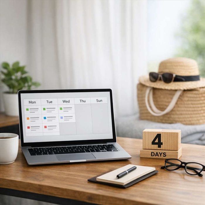 Comment travailler 4 jours par semaine efficacement ? | Guide complet
