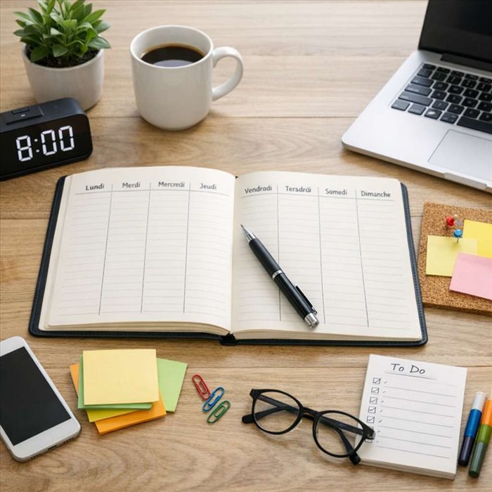 Comment s’organiser pour travailler pendant une semaine efficacement