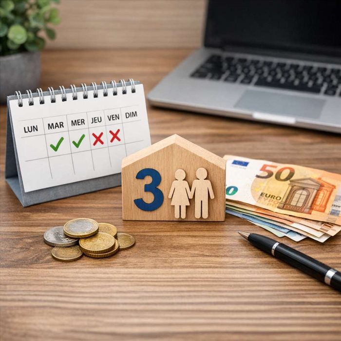 Salaire à 3 jours par semaine : calcul, règles et exemples